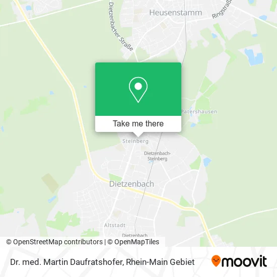 Карта Dr. med. Martin Daufratshofer