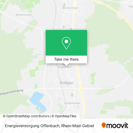 Карта Energieversorgung Offenbach