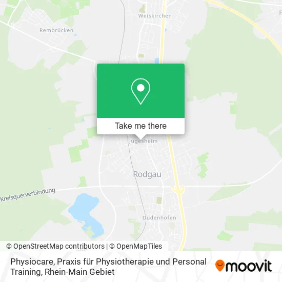 Карта Physiocare, Praxis für Physiotherapie und Personal Training
