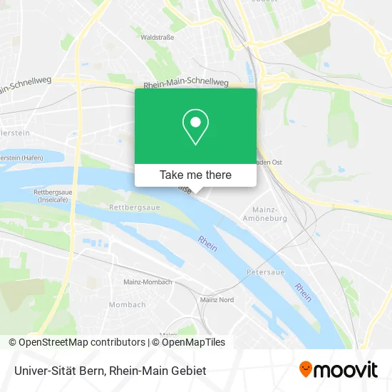 Карта Univer-Sität Bern