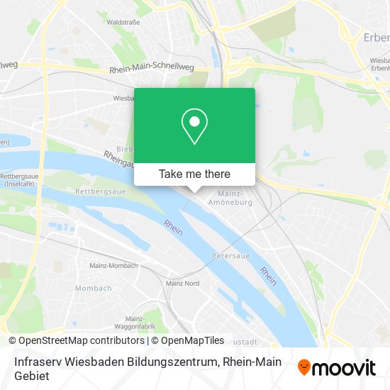 Infraserv Wiesbaden Bildungszentrum map