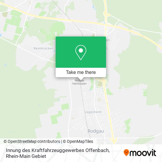 Innung des Kraftfahrzeuggewerbes Offenbach map