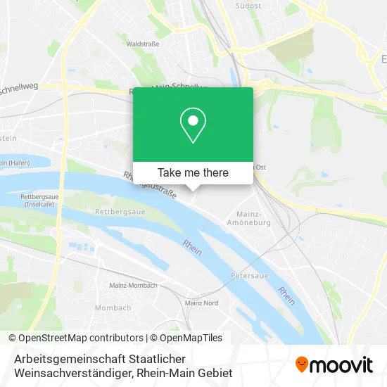 Карта Arbeitsgemeinschaft Staatlicher Weinsachverständiger