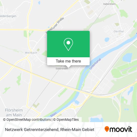 Карта Netzwerk Getrennterziehend