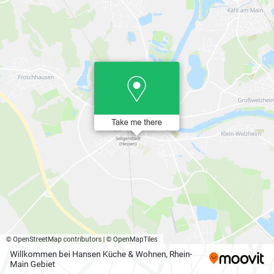 Willkommen bei Hansen Küche & Wohnen map