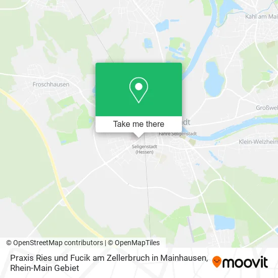 Карта Praxis Ries und Fucik am Zellerbruch in Mainhausen