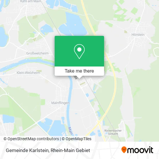 Карта Gemeinde Karlstein