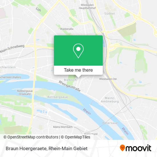 Карта Braun Hoergeraete