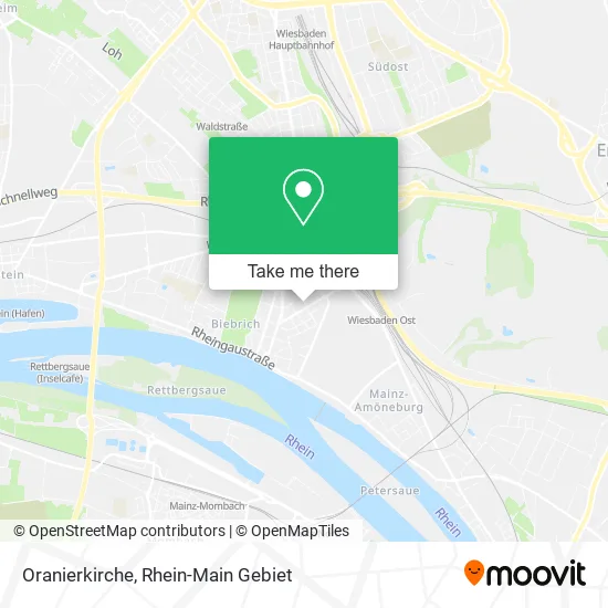 Карта Oranierkirche