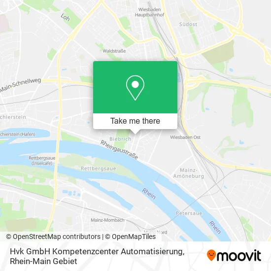 Карта Hvk GmbH Kompetenzcenter Automatisierung