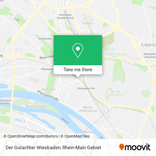 Der Gutachter Wiesbaden map