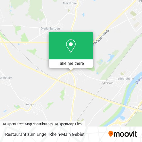 Карта Restaurant zum Engel