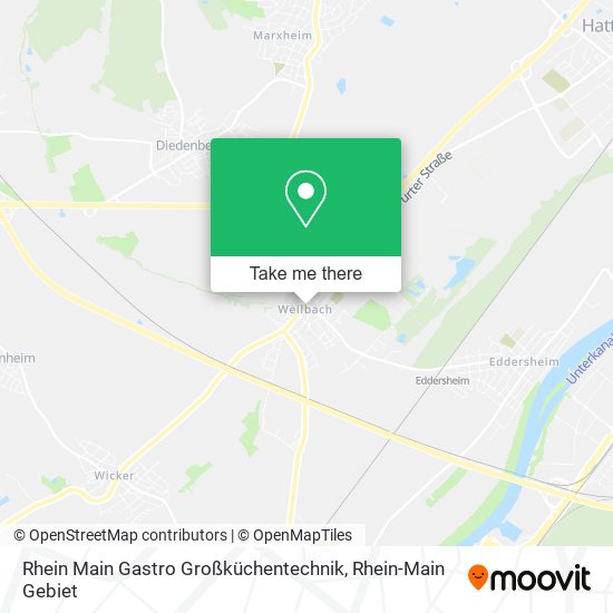 Rhein Main Gastro Großküchentechnik map