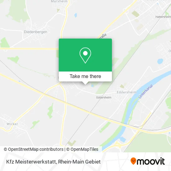 Карта Kfz Meisterwerkstatt