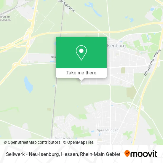 Карта Sellwerk - Neu-Isenburg, Hessen