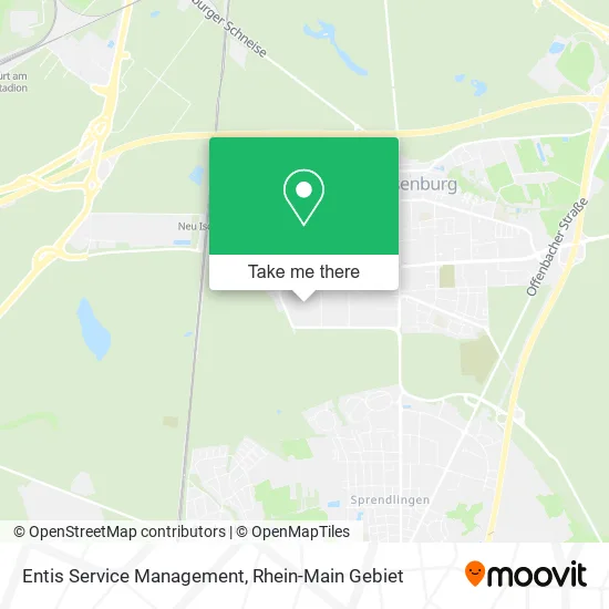 Карта Entis Service Management