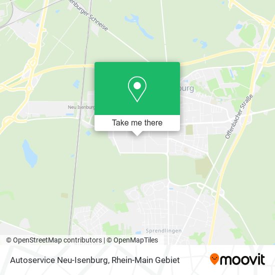 Карта Autoservice Neu-Isenburg