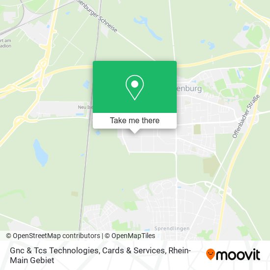 Gnc & Tcs Technologies, Cards & Services map