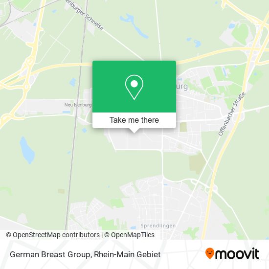 Карта German Breast Group