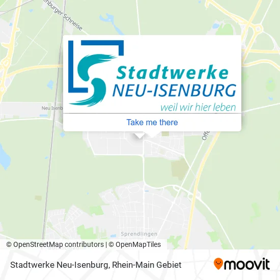 Карта Stadtwerke Neu-Isenburg
