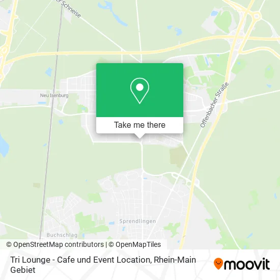 Карта Tri Lounge - Cafe und Event Location