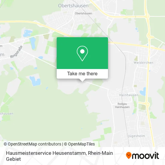 Карта Hausmeisterservice Heusenstamm