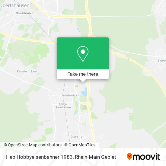 Карта Heb Hobbyeisenbahner 1983