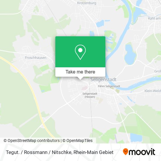 Карта Tegut. / Rossmann / Nitschke