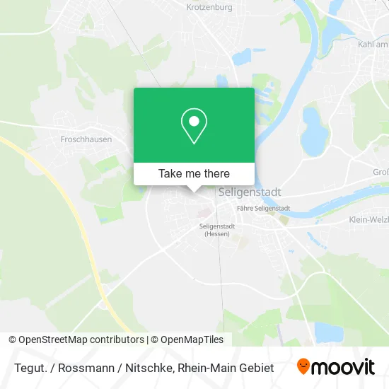 Карта Tegut. / Rossmann / Nitschke