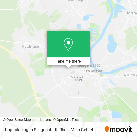 Карта Kapitalanlagen Seligenstadt