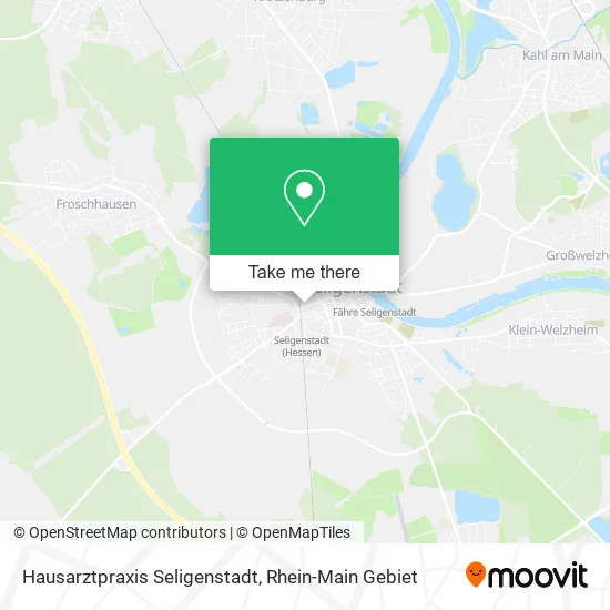 Карта Hausarztpraxis Seligenstadt