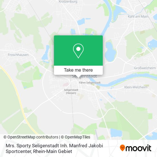 Mrs. Sporty Seligenstadt Inh. Manfred Jakobi Sportcenter map