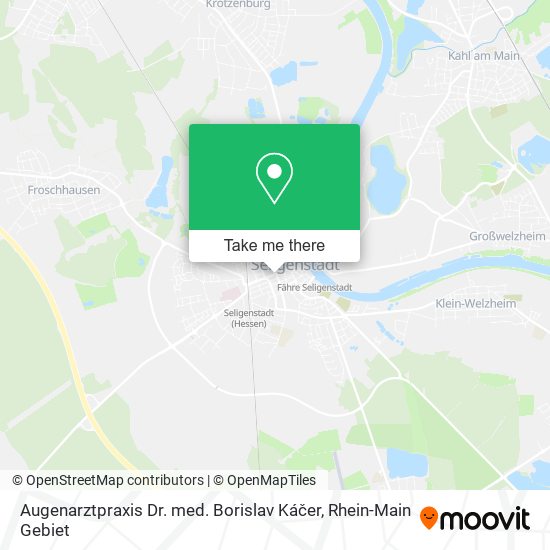 Augenarztpraxis Dr. med. Borislav Káčer map