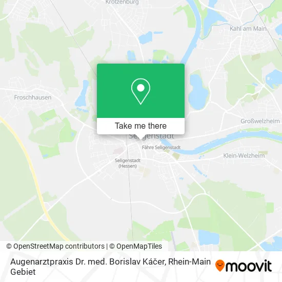 Карта Augenarztpraxis Dr. med. Borislav Káčer