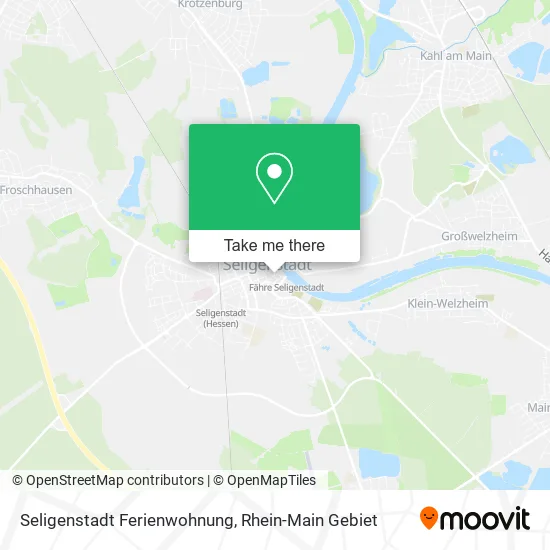 Карта Seligenstadt Ferienwohnung