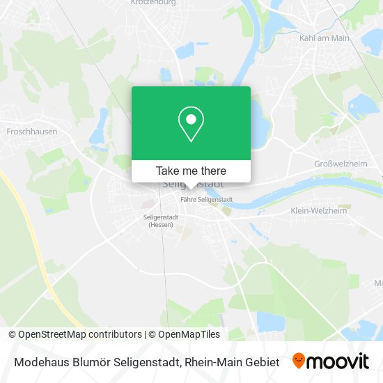 Карта Modehaus Blumör Seligenstadt
