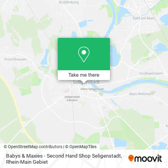 Карта Babys & Maxies - Second Hand Shop Seligenstadt