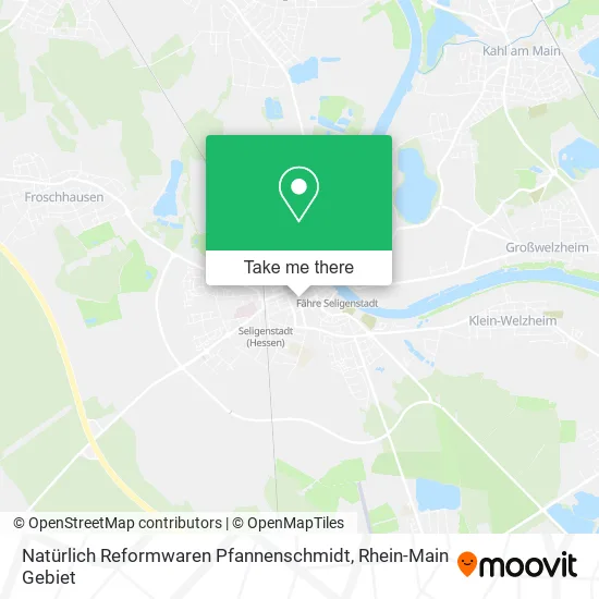 Карта Natürlich Reformwaren Pfannenschmidt