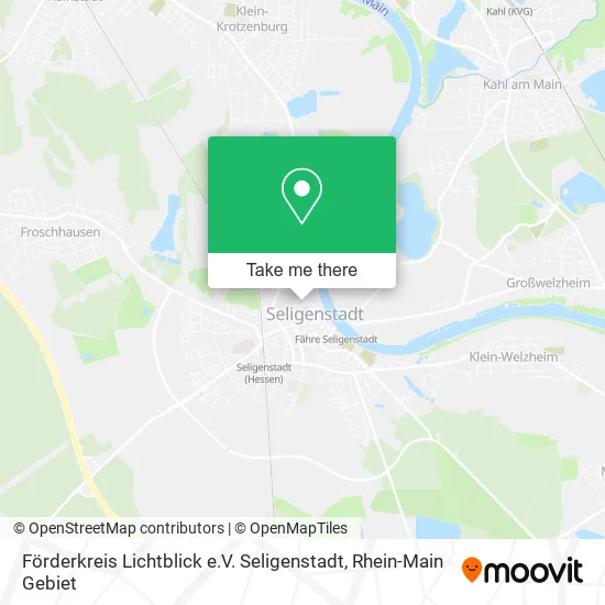 Карта Förderkreis Lichtblick e.V. Seligenstadt