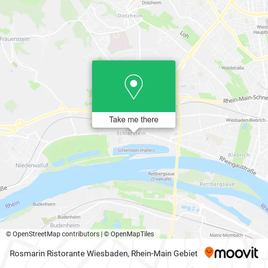 Карта Rosmarin Ristorante Wiesbaden
