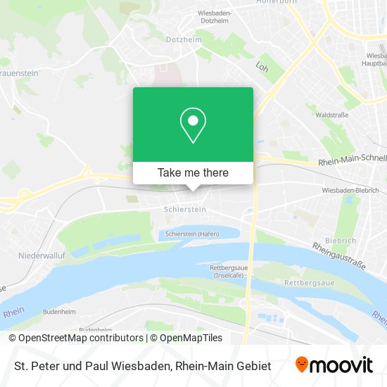 St. Peter und Paul Wiesbaden map