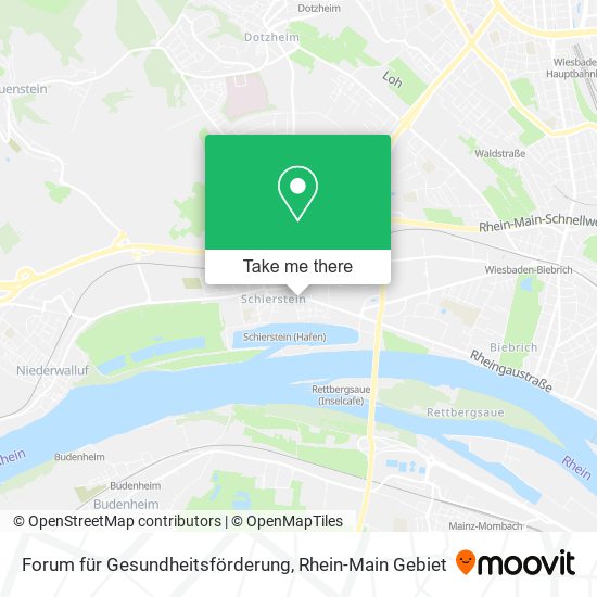 Forum für Gesundheitsförderung map