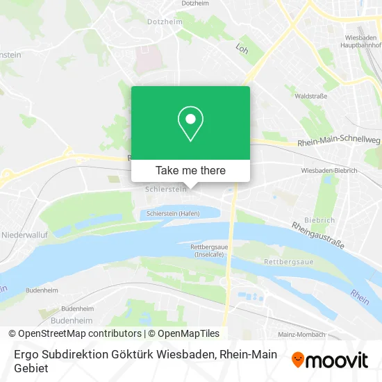 Карта Ergo Subdirektion Göktürk Wiesbaden