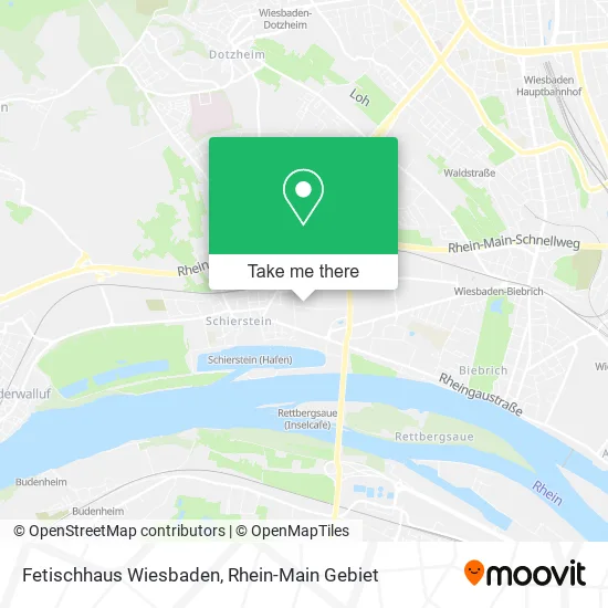 Fetischhaus Wiesbaden map