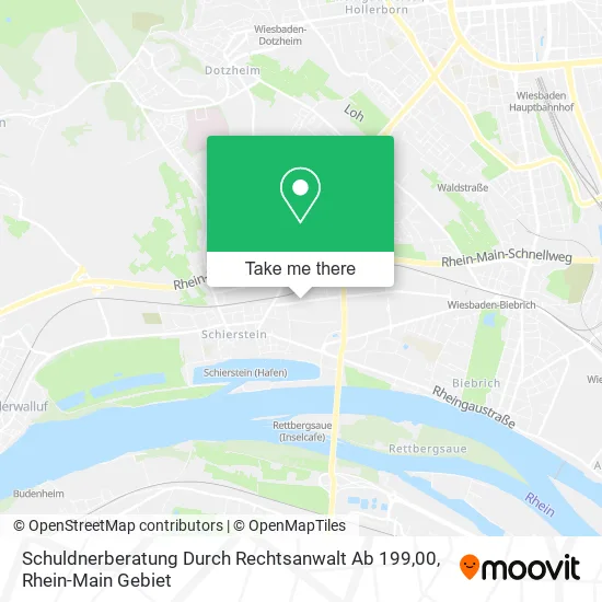 Карта Schuldnerberatung Durch Rechtsanwalt Ab 199,00