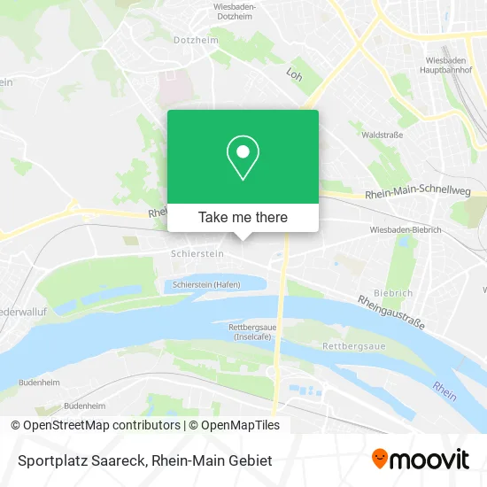 Sportplatz Saareck map