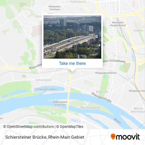 Карта Schiersteiner Brücke