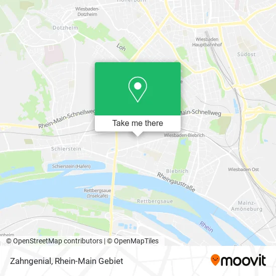 Карта Zahngenial