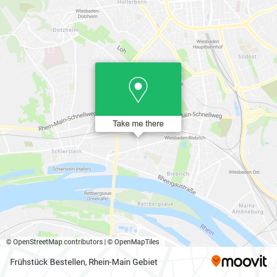 Frühstück Bestellen map