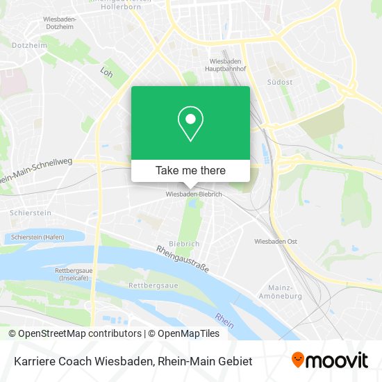 Карта Karriere Coach Wiesbaden